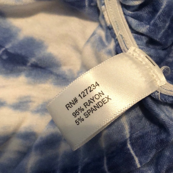 NWT Boston Proper tie dye one shoulder top, Small - Picture 13 of 14